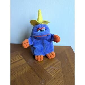1983 McDonalds Grimace Plush 8" Purple Stuffed Beanie Toy Collectible Vintage